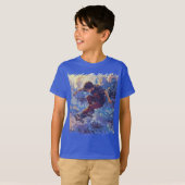 スケートボードサーフィン – スケートボーダーデザイン Tシャツ (正面フル)