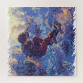 スケートボードサーフィン – スケートボーダー ジグソーパズル (縦)