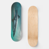 スケートボードシャーク空腹プレデター。 スケートボード (正面)