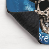 スケートボードシーパイレーツスカルマウスパッド マウスパッド (コーナー)