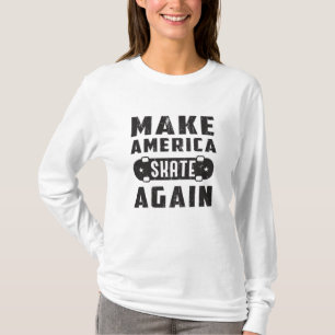 スケートボードスケータースケートボードハーフパイプギフトアイディア Tシャツ