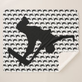 スケートボードスケートボードシルエット シェルパブランケット (正面(横))