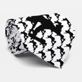 スケートボードスケートボードシルエット ネクタイ (ロール)