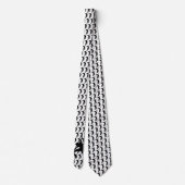 スケートボードスケートボードシルエット ネクタイ (裏面)