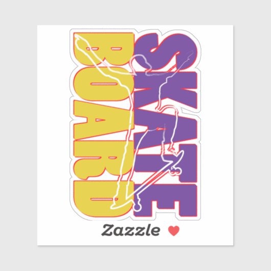 スケートボードスケートボード4"キスカットビニールシール シール (シート)