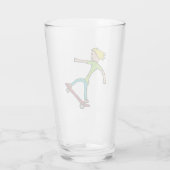 スケートボードスケートボード タンブラーグラス (裏面)