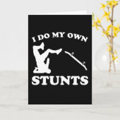 スケートボードスタントスケートボードギフト カード (黄色い花)