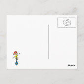 スケートボードスティックフィギュア ポストカード (裏面)