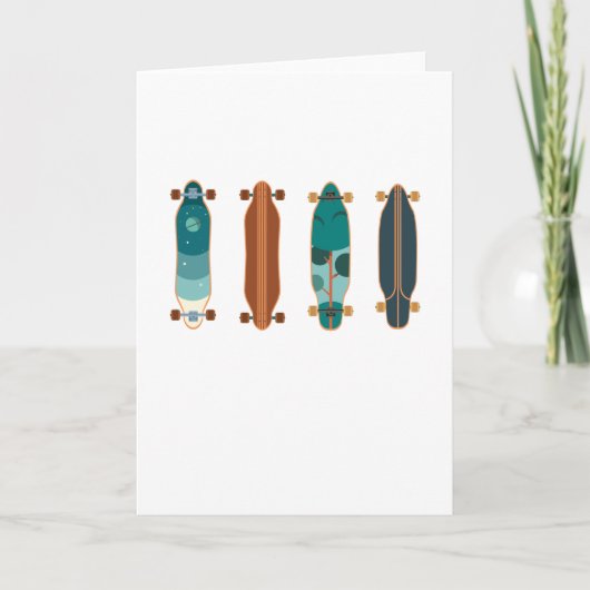 スケートボードセット スケーター スケートボード ギフト カード (正面)