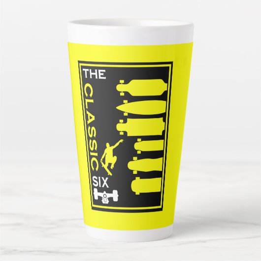 スケートボードタイプ カフェラテマグ (正面)