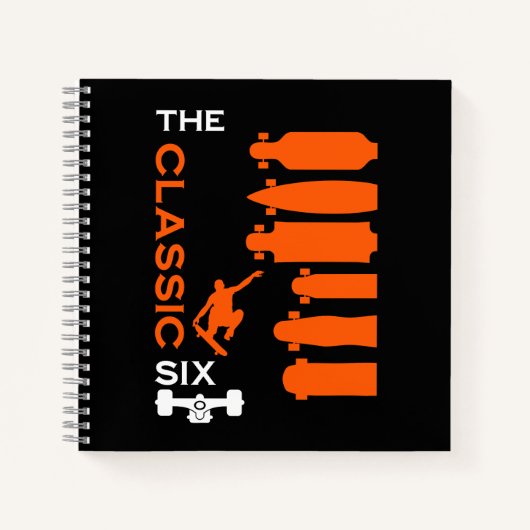 スケートボードタイプ ノートブック (正面)