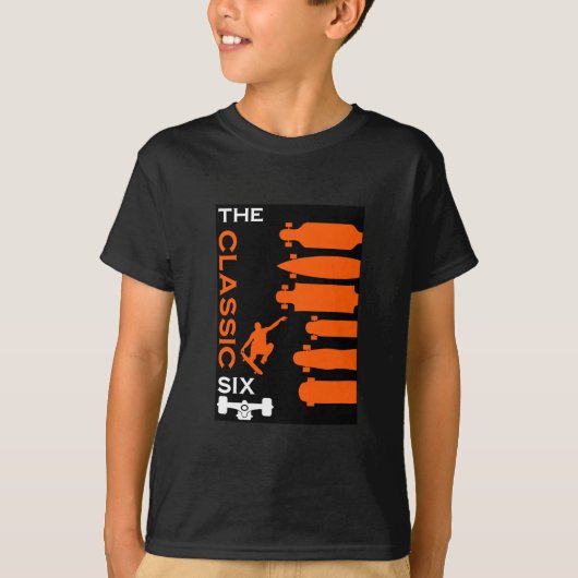スケートボードタイプ Tシャツ (正面)