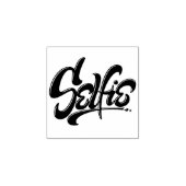 スケートボードタイポグラフィグラフィティセルフィーレタリング ラバースタンプ (インプリント)