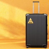 スケートボードダシュント犬の黄色い三角形のシール 三角形シール