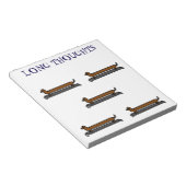 スケートボードダシュント犬メモ帳 ノートパッド (アングル)