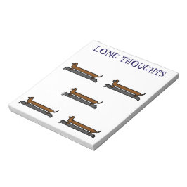 スケートボードダシュント犬メモ帳 ノートパッド