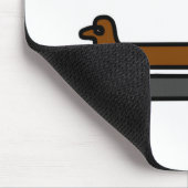 スケートボードダッチシュント犬のマウスパッド マウスパッド (コーナー)