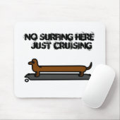 スケートボードダッチシュント犬のマウスパッド マウスパッド (マウス)