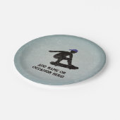 スケートボードテーマ- 10代/若い男性の誕生日 ペーパープレート (アングル)