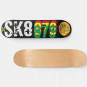 スケートボードデッキ 8.5インチ SK8 876 (横)