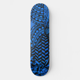スケートボードデッキ"Geometric Blue" スケートボード
