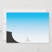 スケートボードデュー招待状 招待状 (裏面)