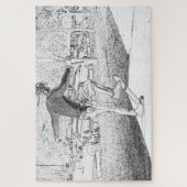 スケートボードトリックスタースケッチ ジグソーパズル (縦)