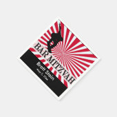 スケートボードバー（ユダヤ教の）バル・ミツバーテーマ スタンダードカクテルナプキン (角)