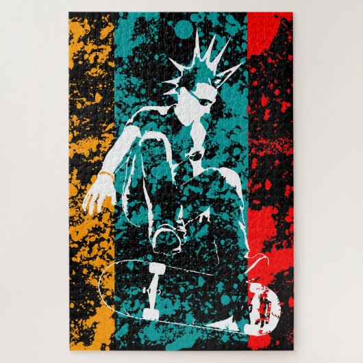 スケートボードパンク ジグソーパズル (縦)