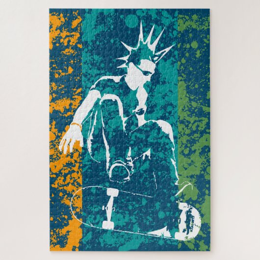 スケートボードパンク ジグソーパズル (縦)