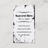 スケートボードパンク 名刺 (裏面)