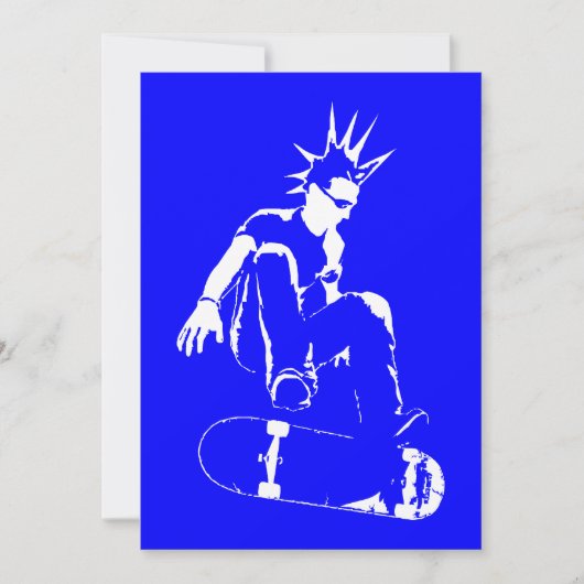 スケートボードパンク 招待状 (正面)