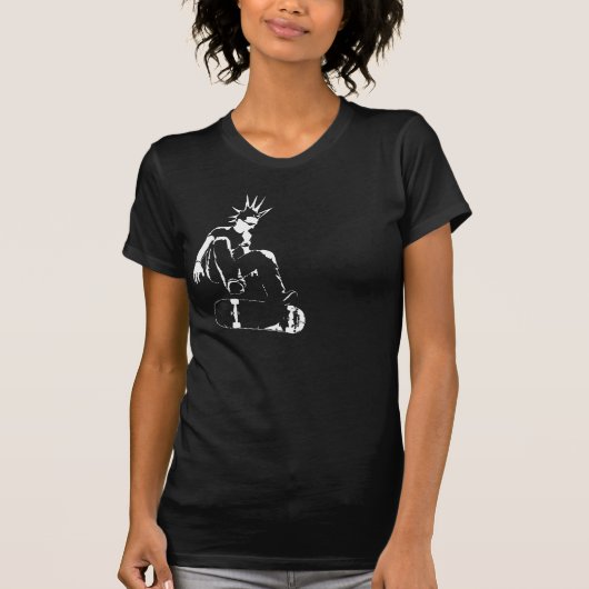 スケートボードパンク Tシャツ (正面)