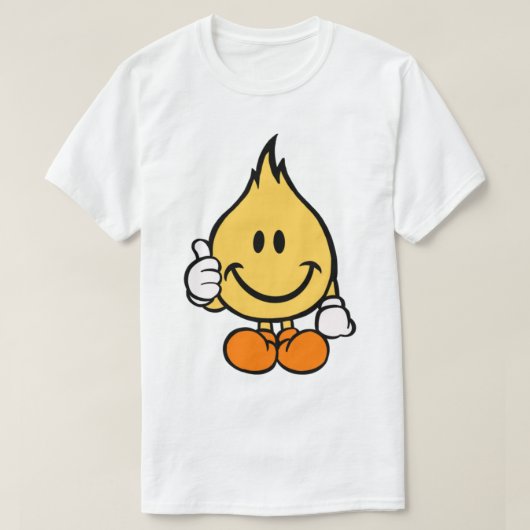 スケートボードフラムアニメ Tシャツ (デザイン正面)