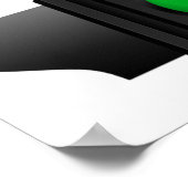 スケートボードランド信号ポスター ポスター (角)