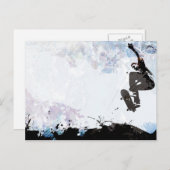 スケートボードレイアグランジウト ポストカード (正面/裏面)