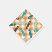 スケートボードレッキック誕生日 スタンダードカクテルナプキン (角)