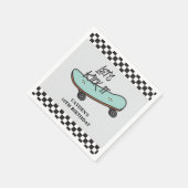 スケートボードレッキック誕生日 スタンダードカクテルナプキン (角)