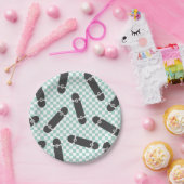 スケートボードレッキック誕生日 ペーパープレート (パーティー)