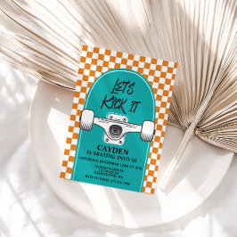 スケートボードレッキック誕生日 招待状