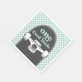 スケートボードワンクールドゥード誕生日 スタンダードランチョンナプキン (角)