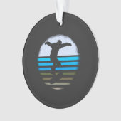 スケートボードヴィンテージレトロ オーナメント (正面)