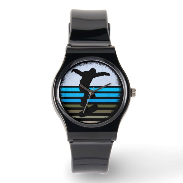 スケートボードヴィンテージレトロ 腕時計 (正面)