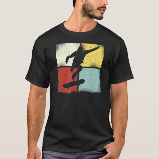 スケートボードヴィンテージ80S 90Sレトロ Tシャツ (正面)