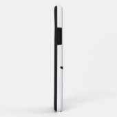 スケートボード上のブルドッグ – 背景色を選択 Case-Mate iPhoneケース (裏面/右)