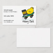 スケートボード上のモバイル公証人カスタマイズシック 名刺 (正面/裏面)