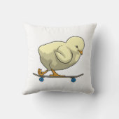 スケートボード付きスケーターとしてシック クッション (裏面)