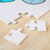 スケートボード付きスケーターとしてビー ジグソーパズル (側面)