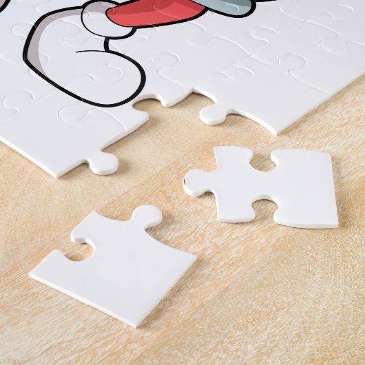 スケートボード付きスケーターとして缶 ジグソーパズル (側面)