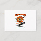 スケートボード付きマスコットヒマワリ 名刺 (正面)